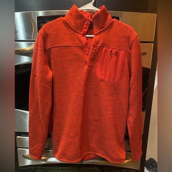 Under Armour Men's Red Sweatshirt - Picture 1 of 5